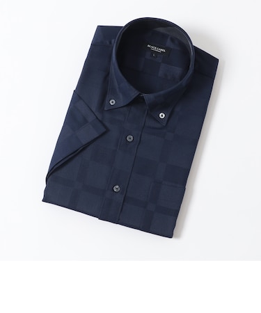 シャドークレストブリッジチェックハーフスリーブボタンダウンシャツ