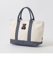【一部店舗限定】クレストブリッジチェックベアワッペンドライバーズトート