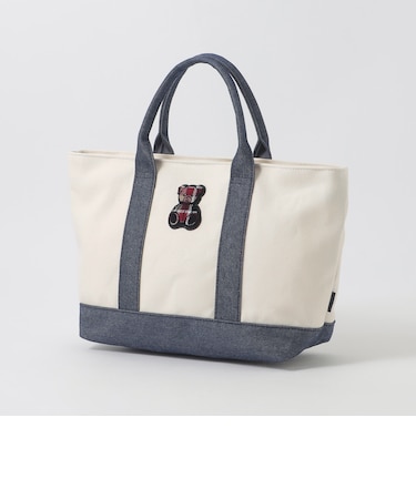 【一部店舗限定】クレストブリッジチェックベアワッペンドライバーズトート