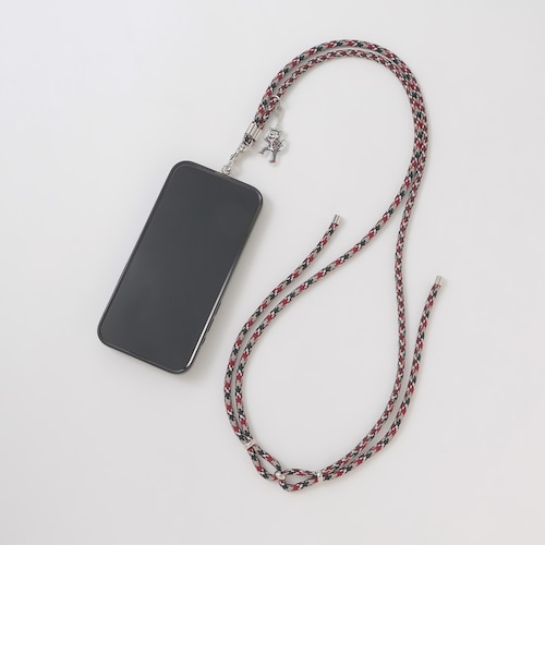 一部店舗限定】クレストブリッジチェックスマホショルダー｜ブルー 