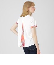 【一部店舗限定】バックチェック切り替えTシャツ