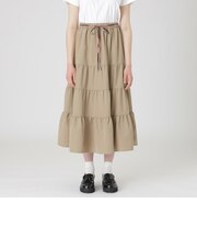 【一部店舗限定】エアロツイルティアードスカート