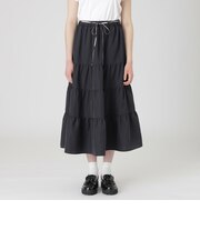 【一部店舗限定】エアロツイルティアードスカート