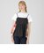 【一部店舗限定】パーシャルチェックキャミコンビ