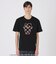 【ハローキティコラボ】クレストブリッジチェックシルエットキティTシャツ