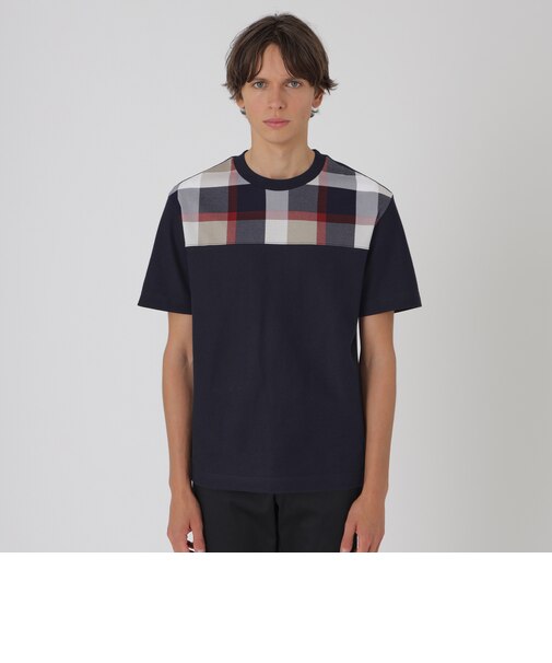 【一部店舗限定】パネルクレストブリッジチェックTシャツ