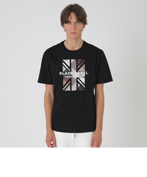 【一部店舗限定】クレストブリッジチェックユニオンジャックTシャツ