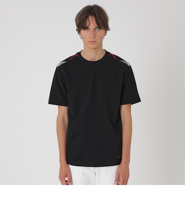 ハイゲージサッカーショルダーチェックTシャツ