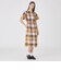 【一部店舗限定】クレストブリッジチェックライトクロッシングツイルドレス