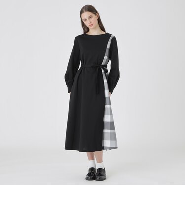 【一部店舗限定】パーシャルチェックポンチドレス