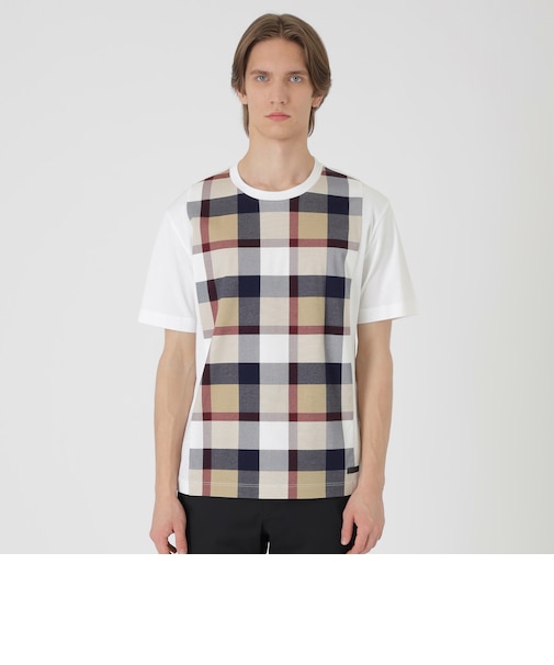 【一部店舗限定】パネルクレストブリッジチェックTシャツ