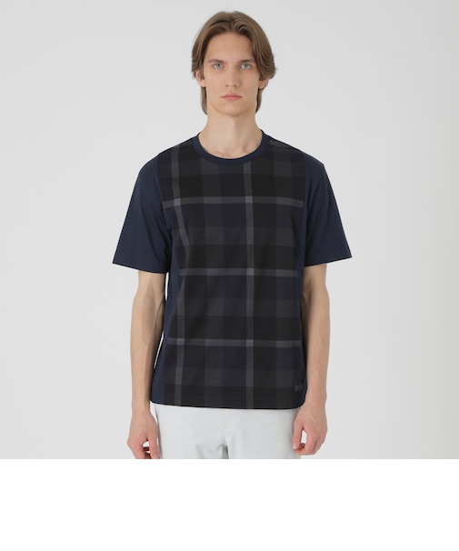 【一部店舗限定】パネルクレストブリッジチェックTシャツ