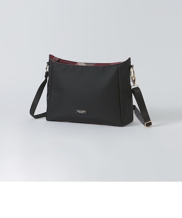 【一部店舗限定】パーシャルクレストブリッジチェックナイロンワンショルダー