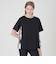 プレーティングシルケット天竺サイドチェックTシャツ