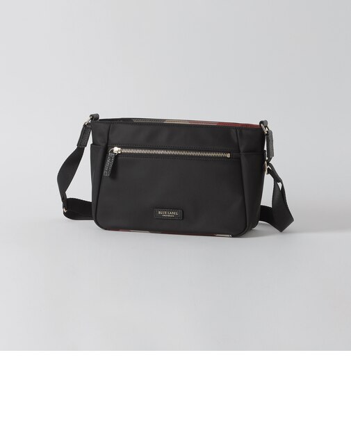パーシャルクレストブリッジチェックナイロンミニショルダー