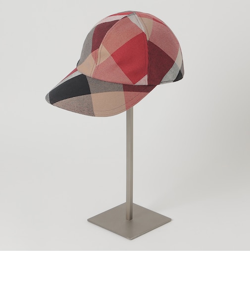 クレストブリッジチェックキャンバスキャップ