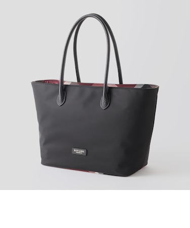 パーシャルクレストブリッジチェックナイロントート