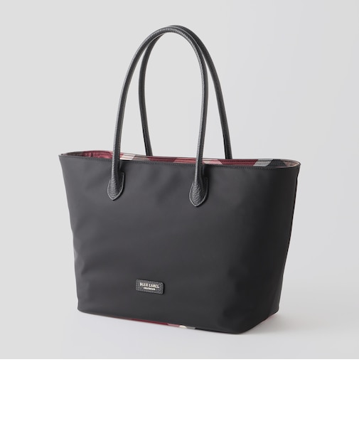 パーシャルクレストブリッジチェックナイロントート