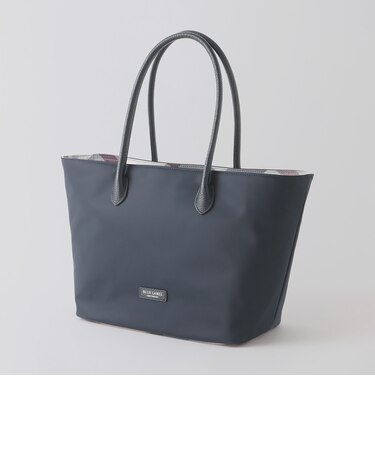 パーシャルクレストブリッジチェックナイロントート