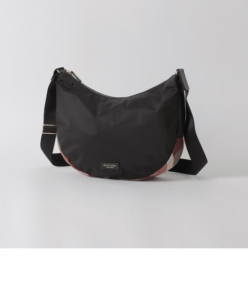 パーシャルクレストブリッジチェックナイロンワンショルダー