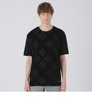 パイルシャドーチェックTシャツ