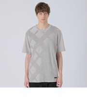 パイルシャドーチェックTシャツ