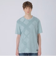 パイルシャドーチェックTシャツ