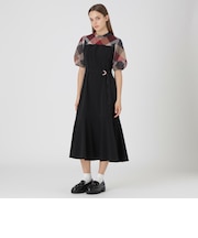 ストレッチツイルビスチェドレス