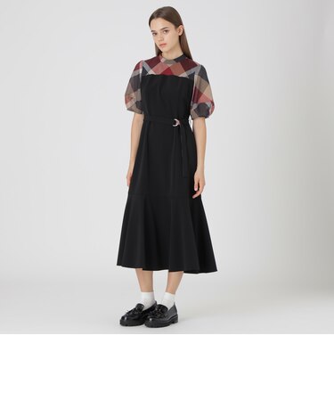 ストレッチツイルビスチェドレス