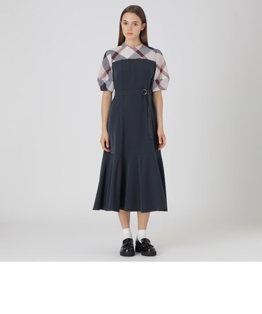 ストレッチツイルビスチェドレス