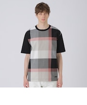 パネルパナマサッカーチェックTシャツ