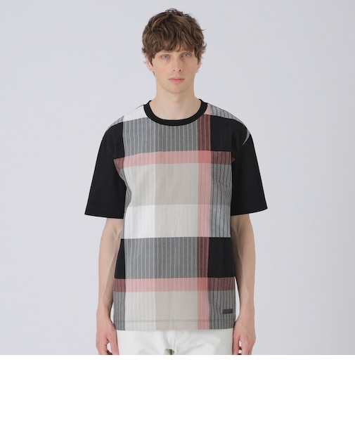 パネルパナマサッカーチェックTシャツ