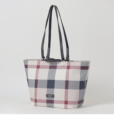 クレストブリッジチェックPVCトート