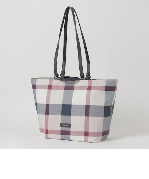 クレストブリッジチェックPVCトート