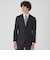 MIYUKIヘップバーングレーTOPシャドーヘリンボーンスーツ