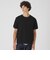 チェックレイヤードマーセライズスラブTシャツ