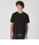 チェックレイヤードマーセライズスラブTシャツ