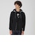 クレストブリッジチェックコンビバックパイルパーカー