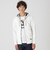 クレストブリッジチェックコンビバックパイルパーカー