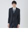 【一部店舗限定】Zegna ELECTAネイビーシャドーストライプスリーピーススーツ