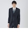 【一部店舗限定】Zegna ELECTAネイビーシャドーストライプスリーピーススーツ