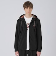 【WEB・一部店舗限定】【UMBRO】クレストブリッジチェックコンビトラックパーカー