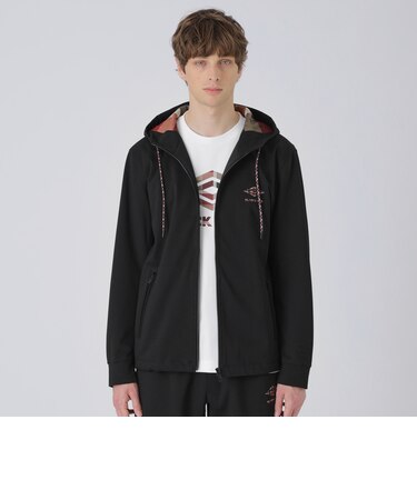 【WEB・一部店舗限定】【UMBRO】クレストブリッジチェックコンビトラックパーカー