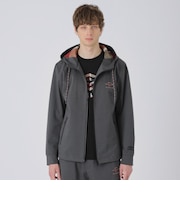 【WEB・一部店舗限定】【UMBRO】クレストブリッジチェックコンビトラックパーカー