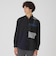 クレストブリッジチェックニットドッキングシャツ