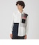 クレストブリッジチェックニットドッキングシャツ