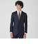 MIYUKIプルシャンブルーTOPシャドークレストブリッジチェックスーツ
