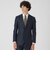 MIYUKIプルシャンブルーTOPシャドークレストブリッジチェックスーツ