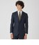 MIYUKIプルシャンブルーTOPシャドークレストブリッジチェックスーツ