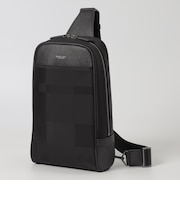 LIMONTAシャドークレストブリッジチェックビジネスボディバッグ